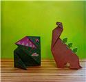 Veranstaltungsbild Origami Papierfalttechnik "Die Dinos sind los"